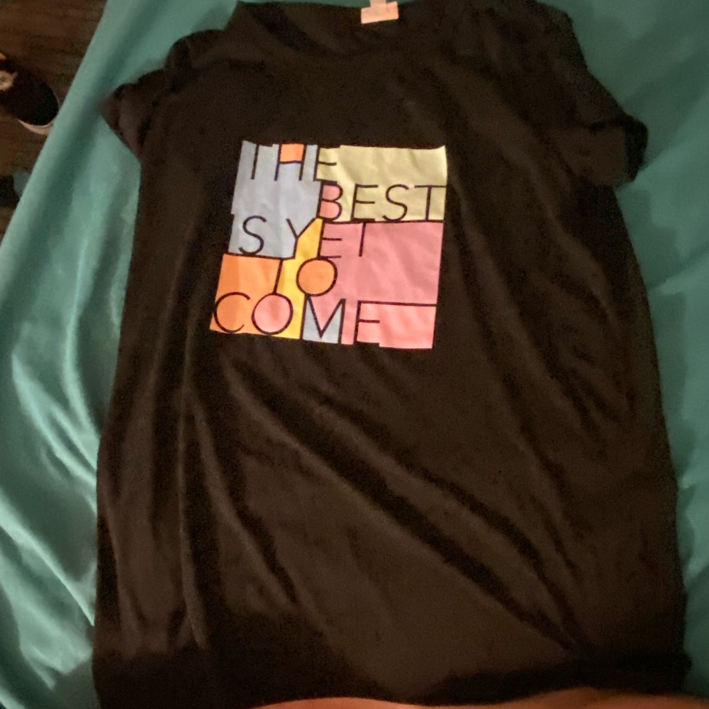 Lularoe X-Large black T-shirt - Picture 3 of 5